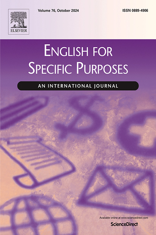 Dr Clarice Chan co-edits special issue of 'English for Specific Purposes'
